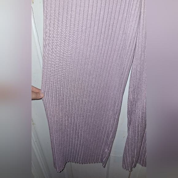 Southern Shirt High-Rise‎ Pants Pink Ribbed Lounge Size Large Tall Loungewear - Picture 3 of 6